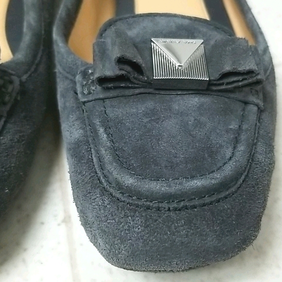 MICHAEL KORS suede loafers MK ballet flats grey - Picture 4 of 11